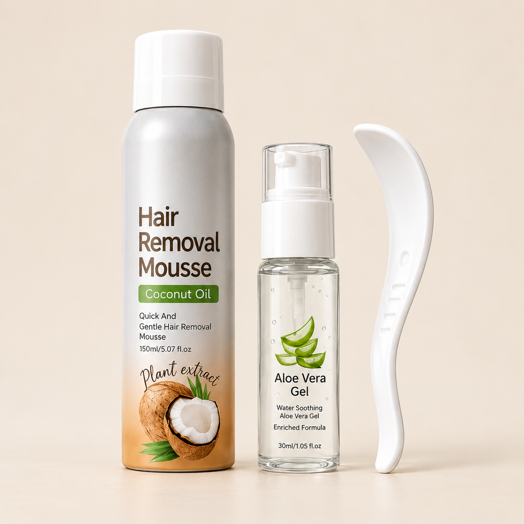 Coconut Oil Hair Removal Mousse Kit
